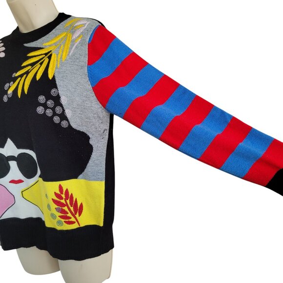 Cute sweater from JUST ONE with embroidered design - Picture 3 of 6